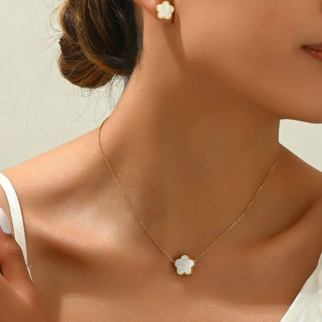 Dublin Clover Set Necklace & Earrings