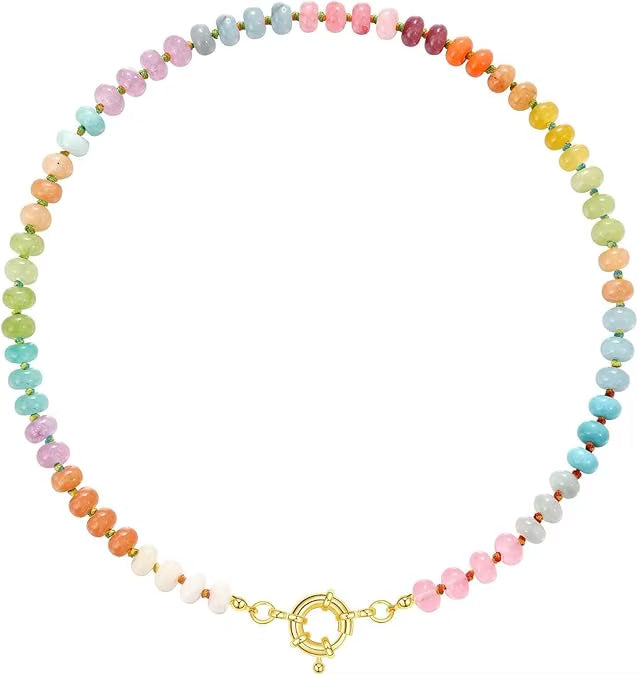 Ibiza Rainbow Choker Necklace