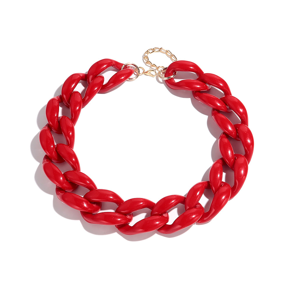 Milano Vintage Necklace Red