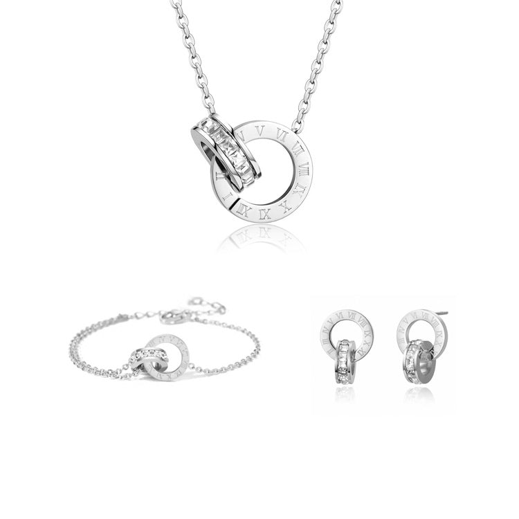 Paris Set Earrings , Bracelet & Necklace