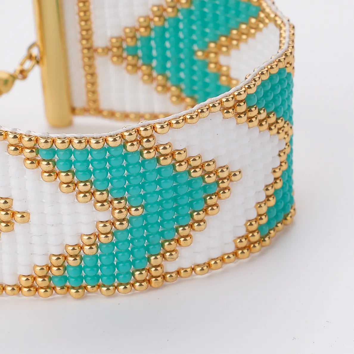 Tokyo Miyuki Bracelet Multicolor aqua white