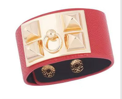 London Punk Bracelet Red Rockabilly
