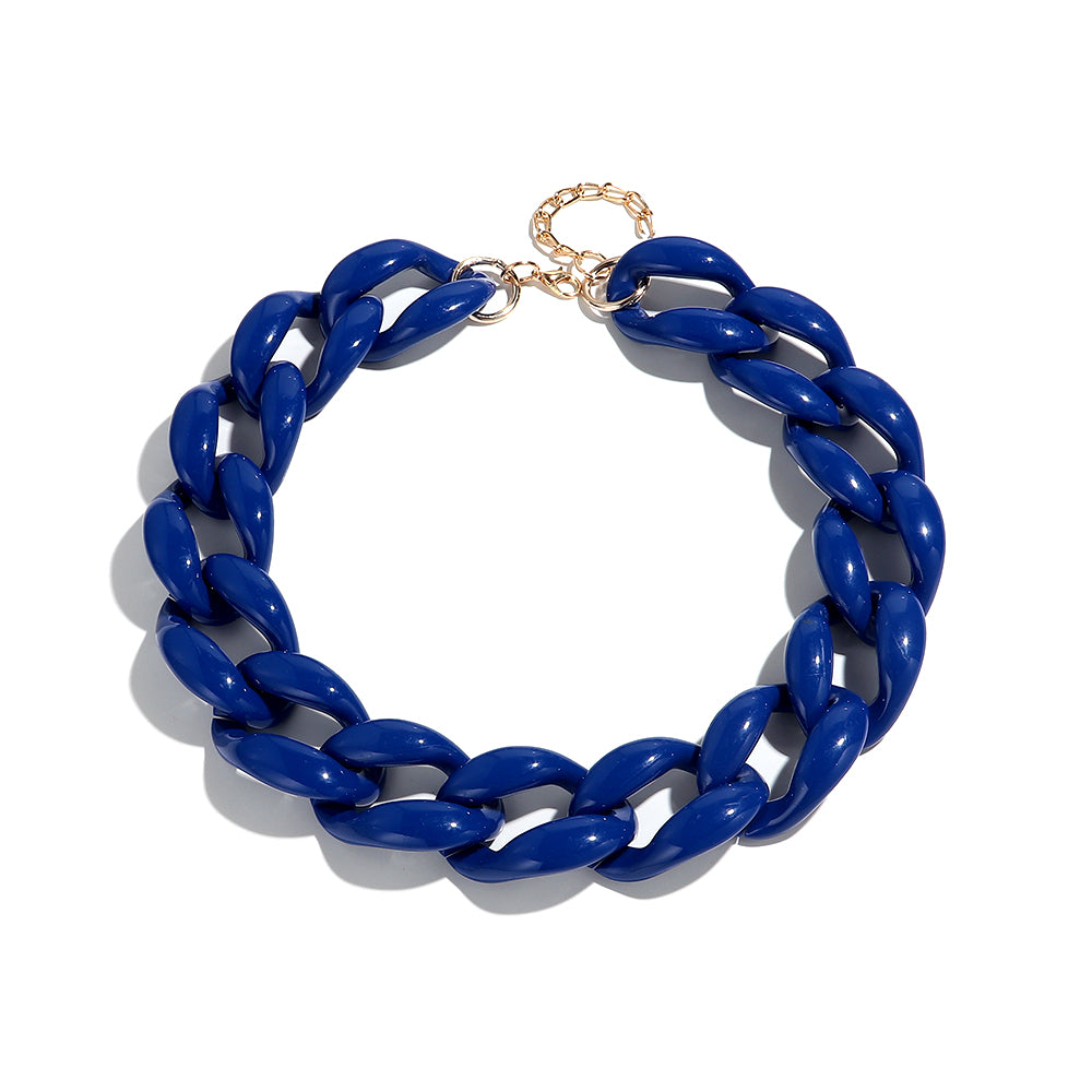 Collier bleu vintage Milano