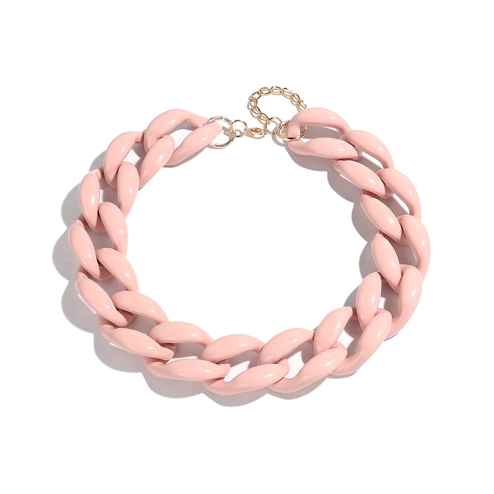 Milano Vintage Powder Pink Necklace