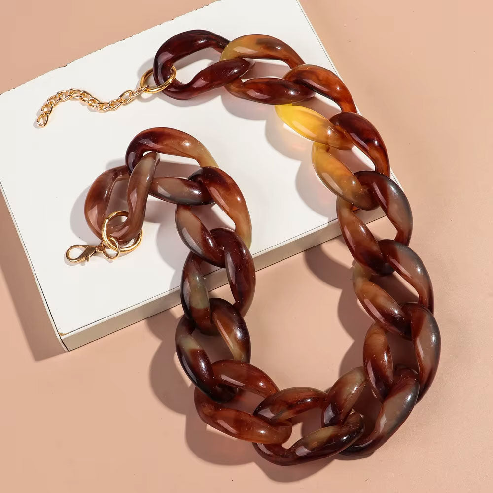 Milano Vintage Amber Necklace