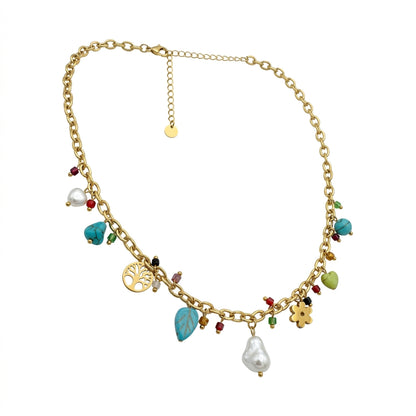 Ensemble collier et boucles d&