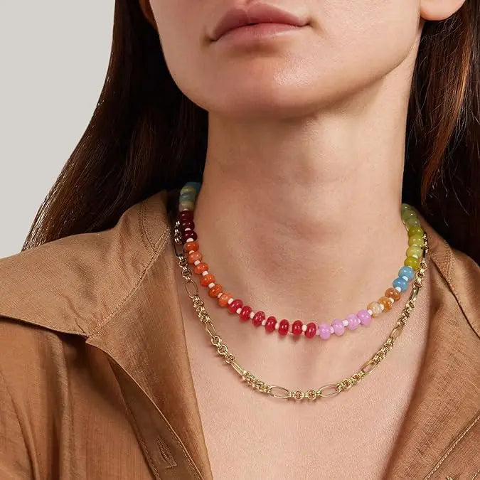 Ibiza  Rainbow Choker Necklace