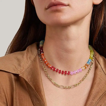 Ibiza  Rainbow Choker Necklace