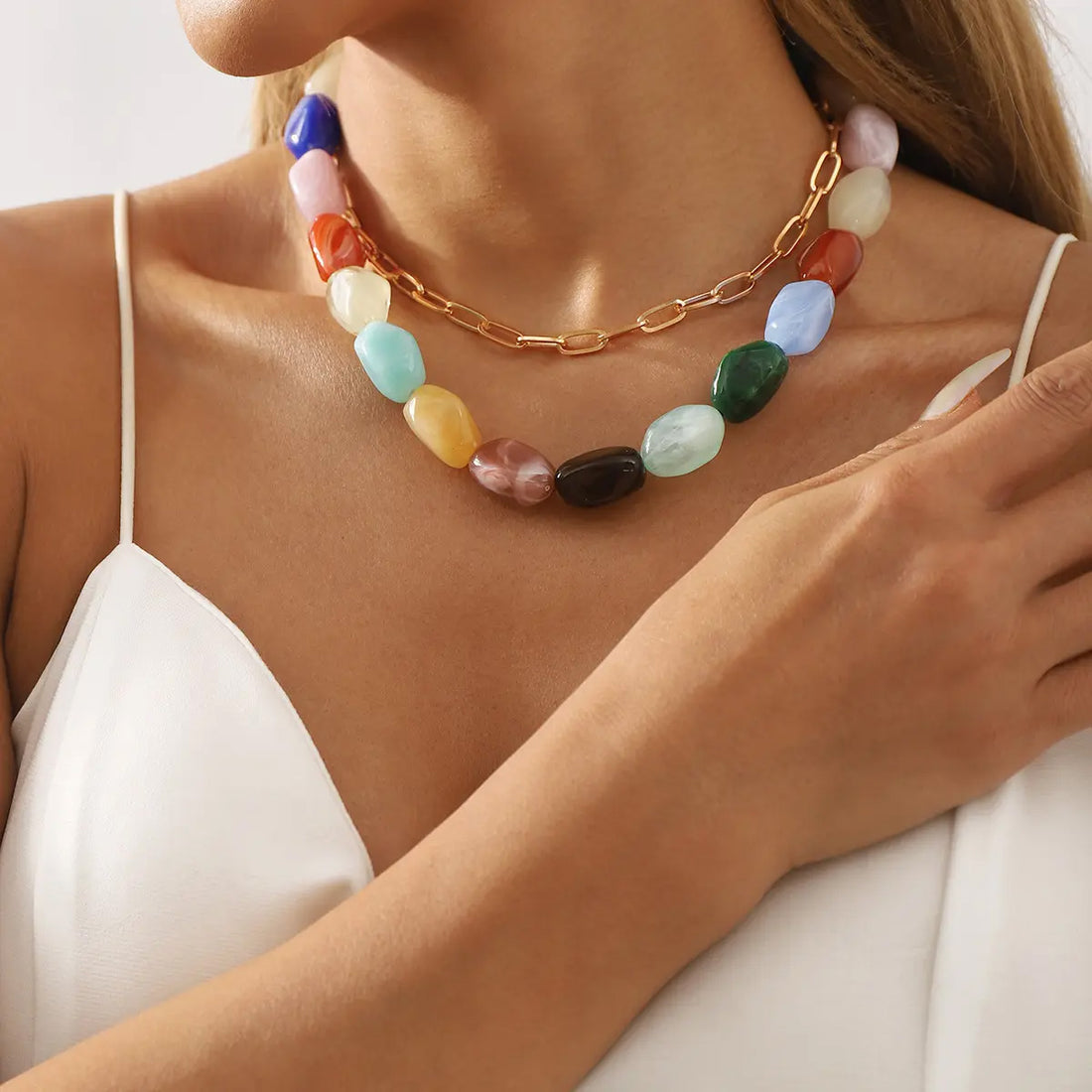 Ibiza Double Layered Necklace