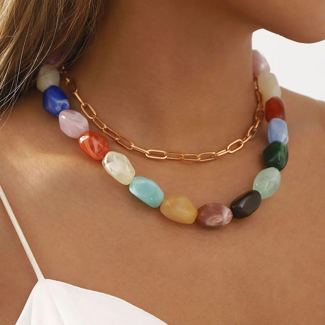 Ibiza Double Layered Necklace